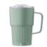 Recycled stainless steel double-walled travel mug (450 ml) 