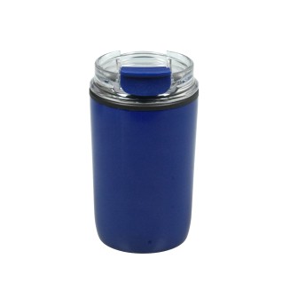 Термочаша Jansen, двустенна, неръждаема стомана и PP вътрешност, 300 ml, синя