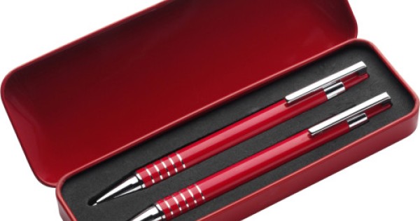 Aluminium writing set