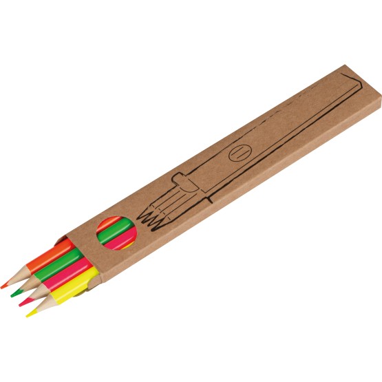 Set of 4 crayon highlighters