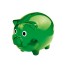Transparent piggy bank