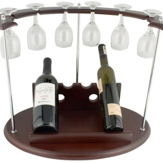 Wooden wine rack holder 