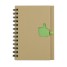Recycled paper hard cover spiral notebook - 24280