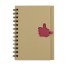 Recycled paper hard cover spiral notebook - 24280