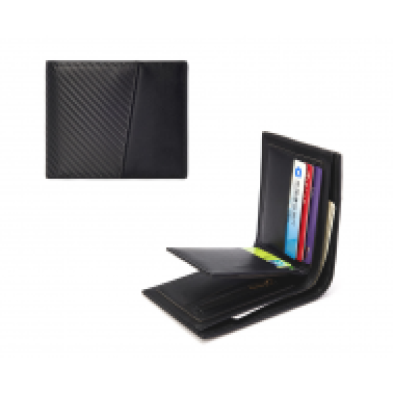 Портфейл с RFID защита, две отделения за банкноти, вътрешни джобове за карти