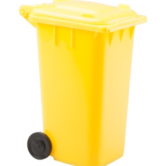 Dustbin pen holder