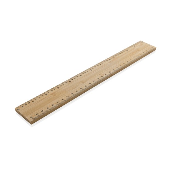 35 Ruler Timberson extra thick 30cm double sided bamboo ruler