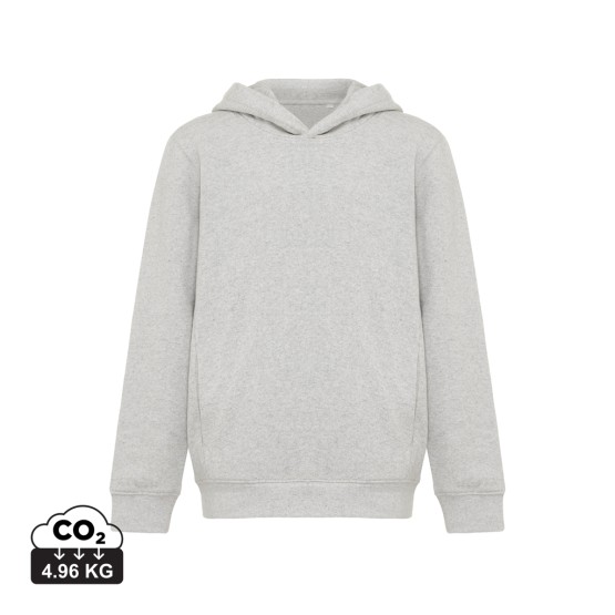 Iqoniq Yengo kids recycled cotton hoodie with sidepockets