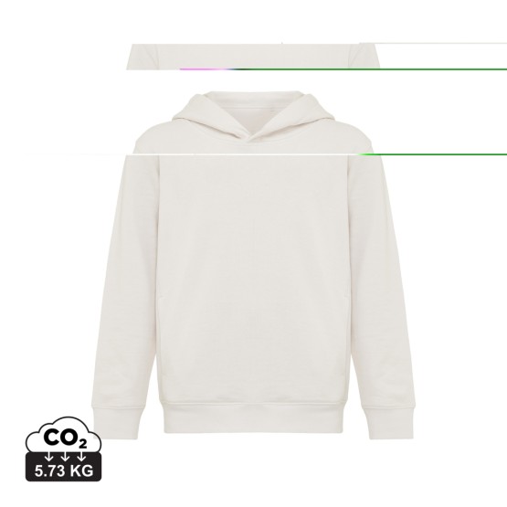 Iqoniq Yengo kids recycled cotton hoodie with sidepockets