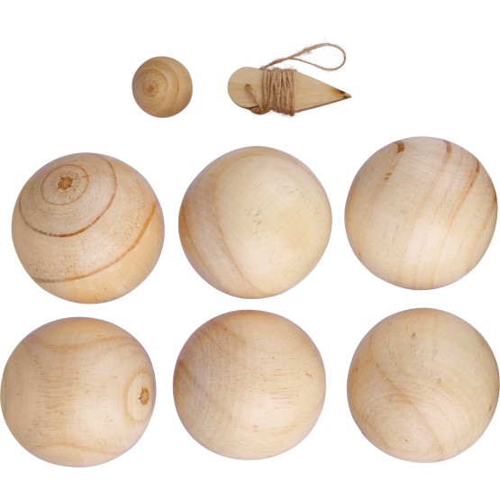 Wooden ball game set 