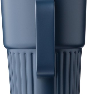 Recycled stainless steel double-walled travel mug (450 ml) 
