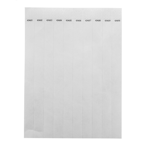 Wristvek tyvek wristbands (10 pcs)