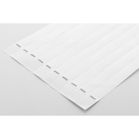 Wristvek tyvek wristbands (10 pcs)