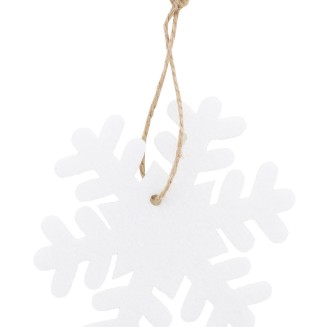 RPET Christmas tree ornament, snowflake