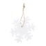 Joulox RPET Christmas tree ornament, snowflake